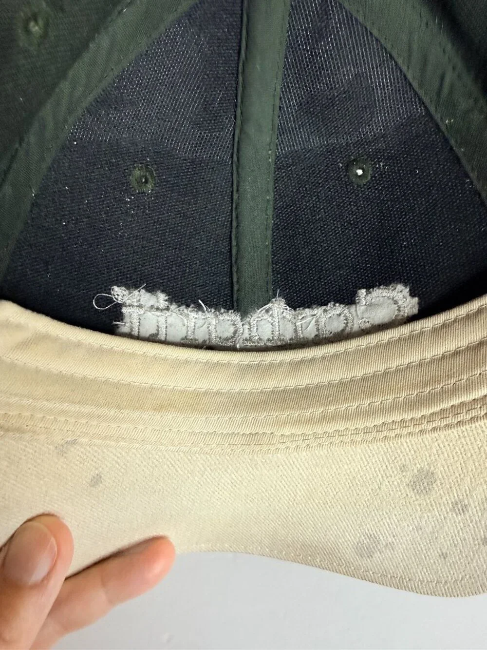 Carhartt Green Established 1889 100% Cotton Strap Back Hat Cap Embroidery